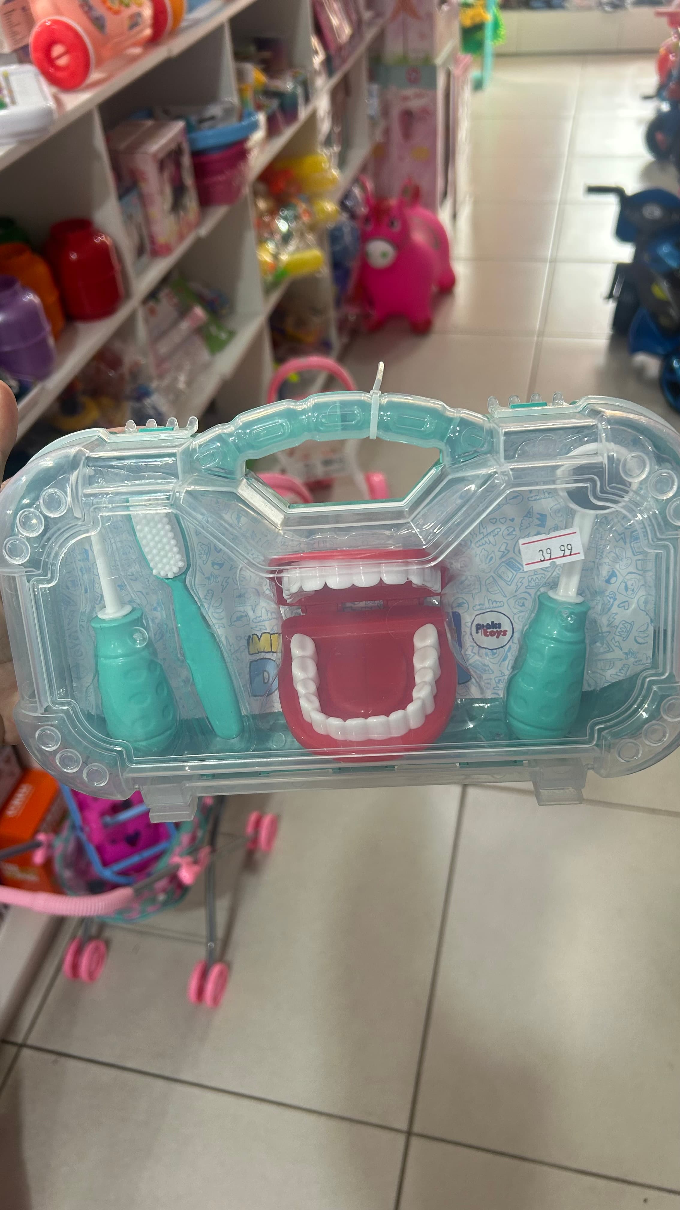 Kit Dentista Infantil com Maleta Verde