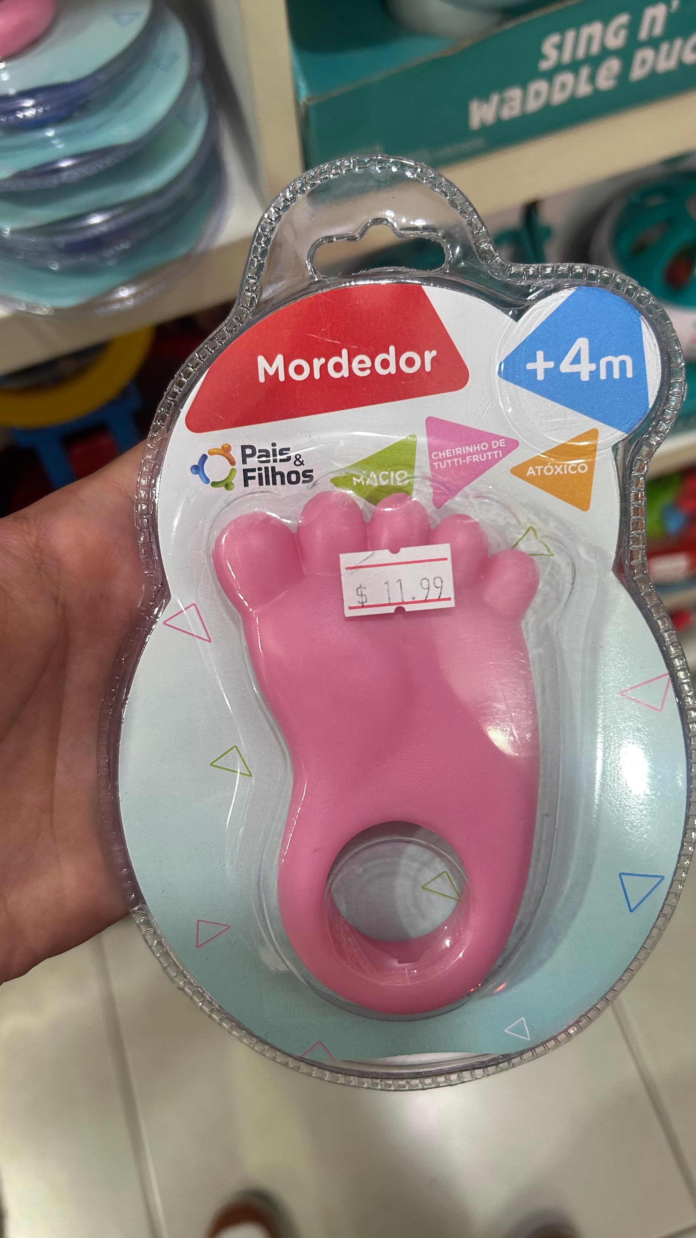 Mordedor Pezinho Rosa Pais & Filhos