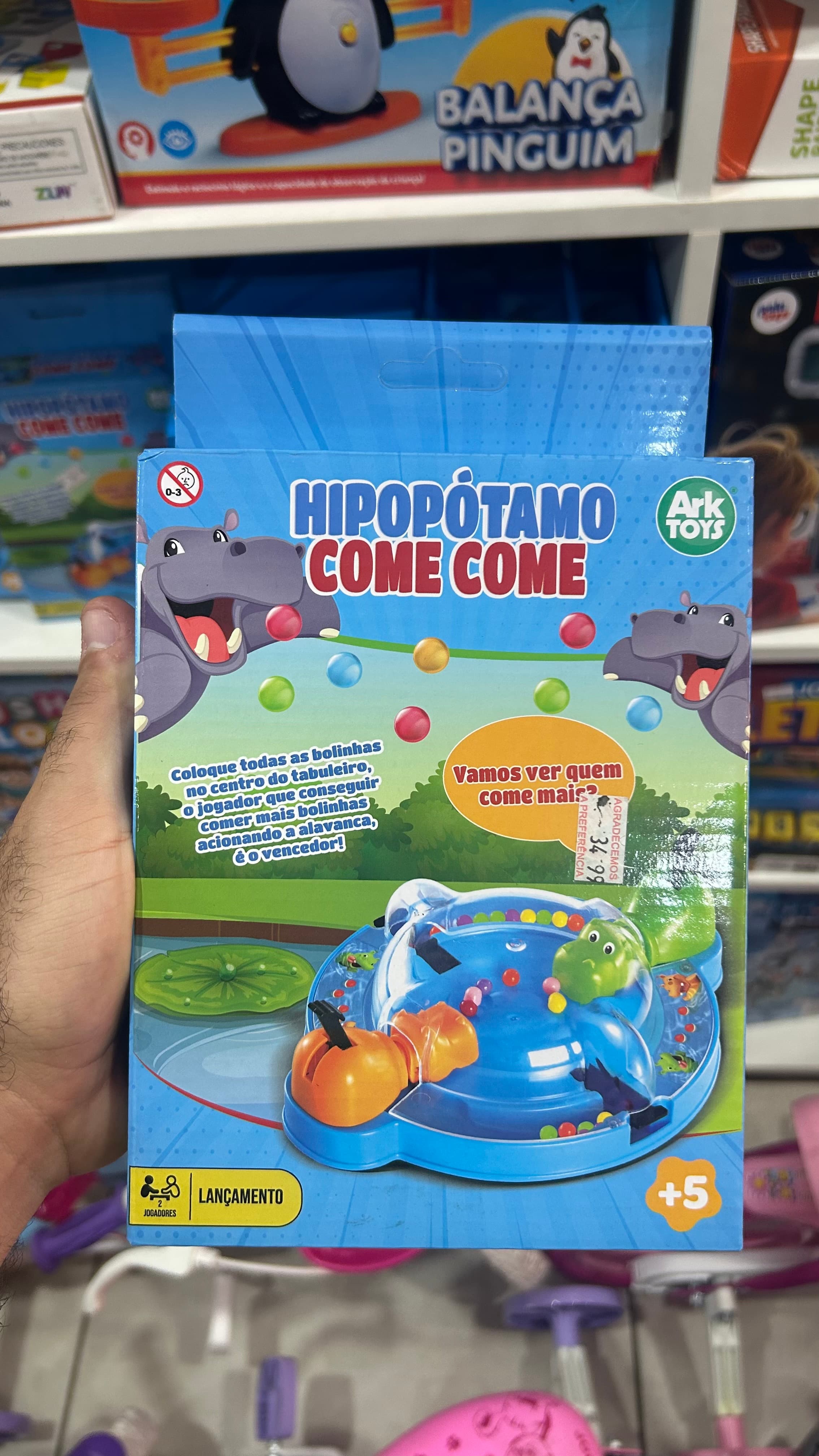 Jogo Hipopótamo Come Come