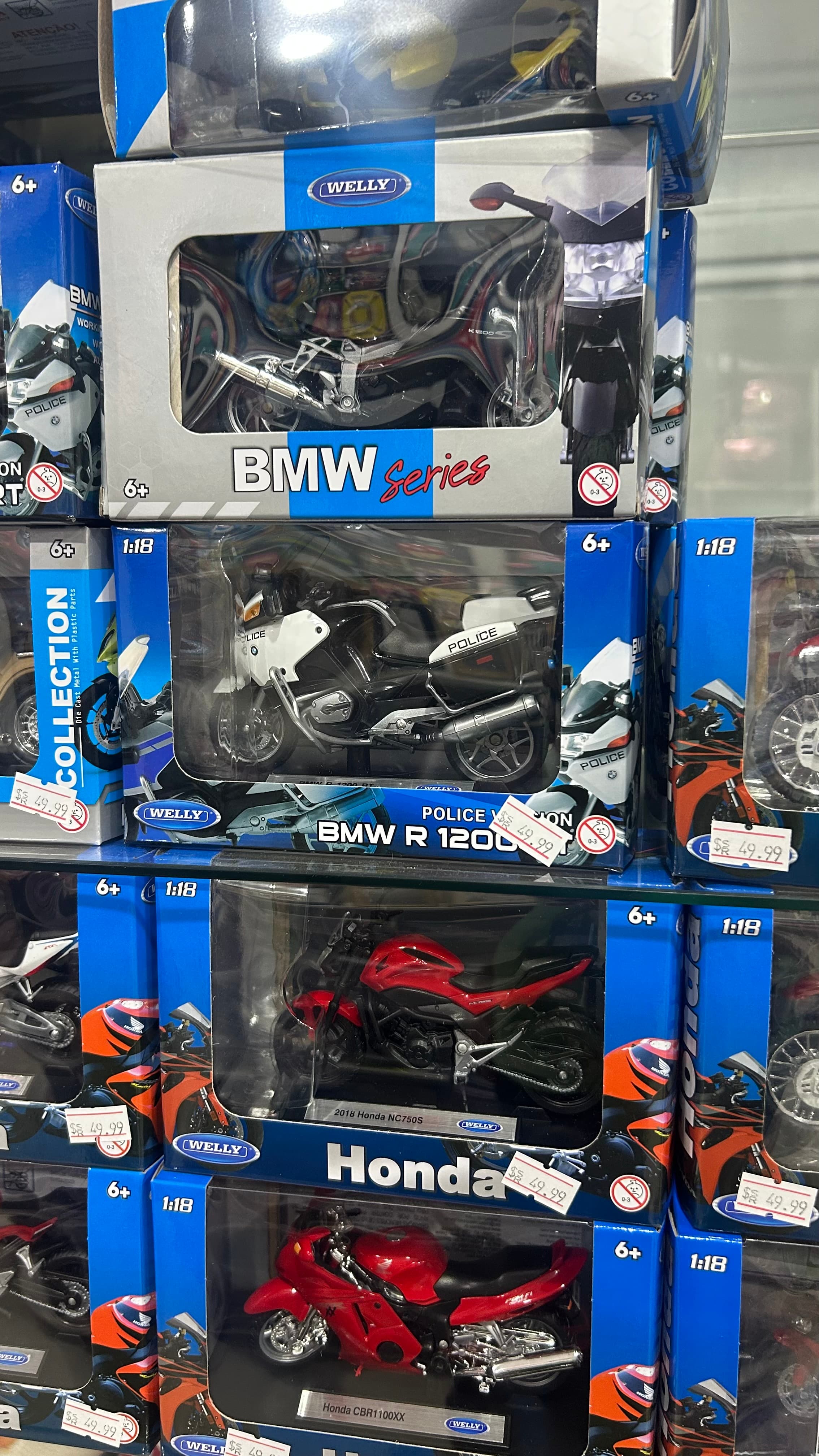 Miniaturas de Motos Welly 1:18