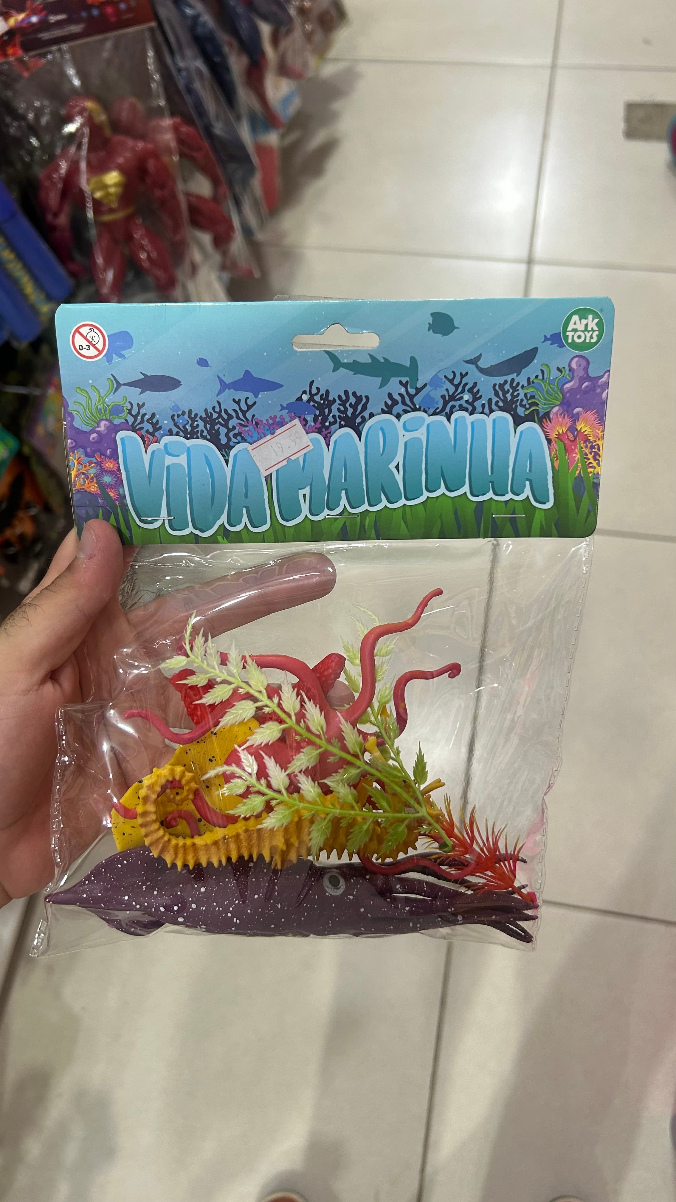 Kit Vida Marinha com Animais Oceânicos