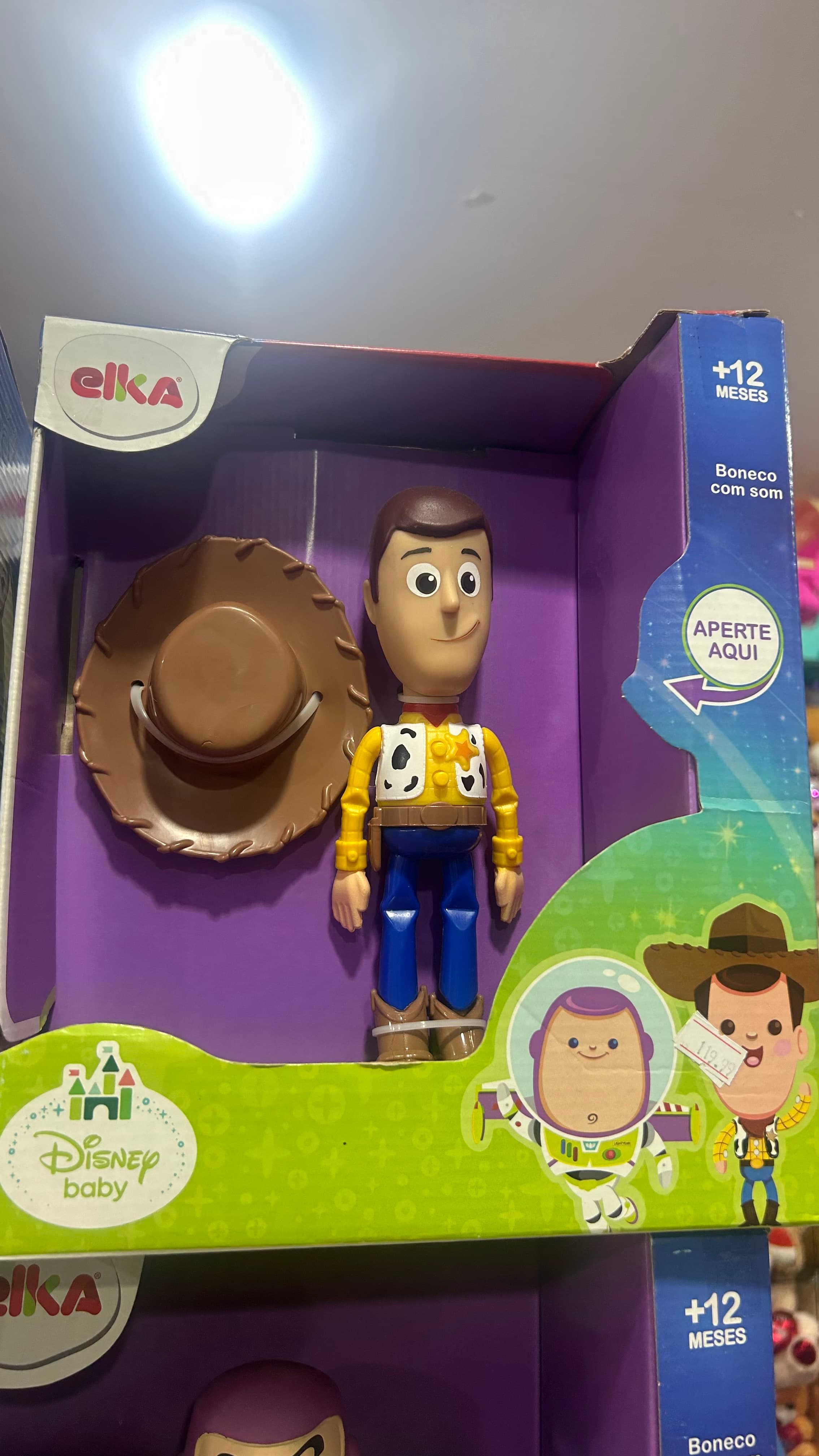 Boneco Woody Disney Baby com Som Elka