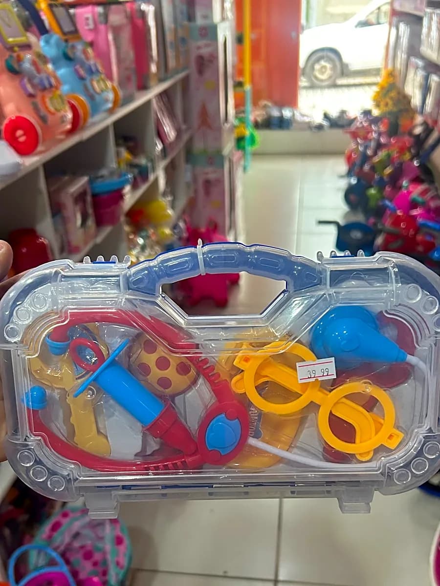 Kit Médico Infantil com Maleta Azul