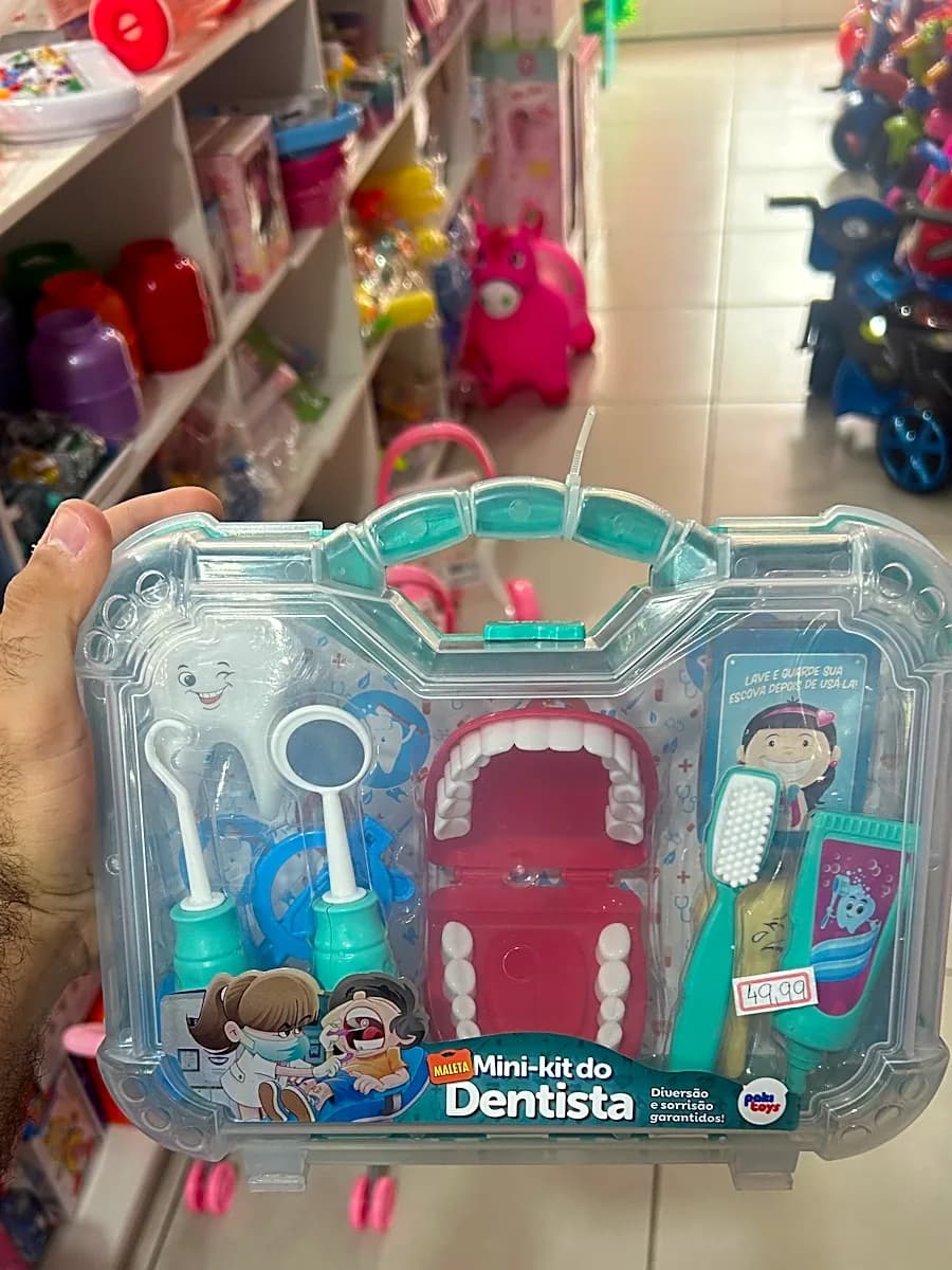 Mini Kit do Dentista com Maleta – Completo