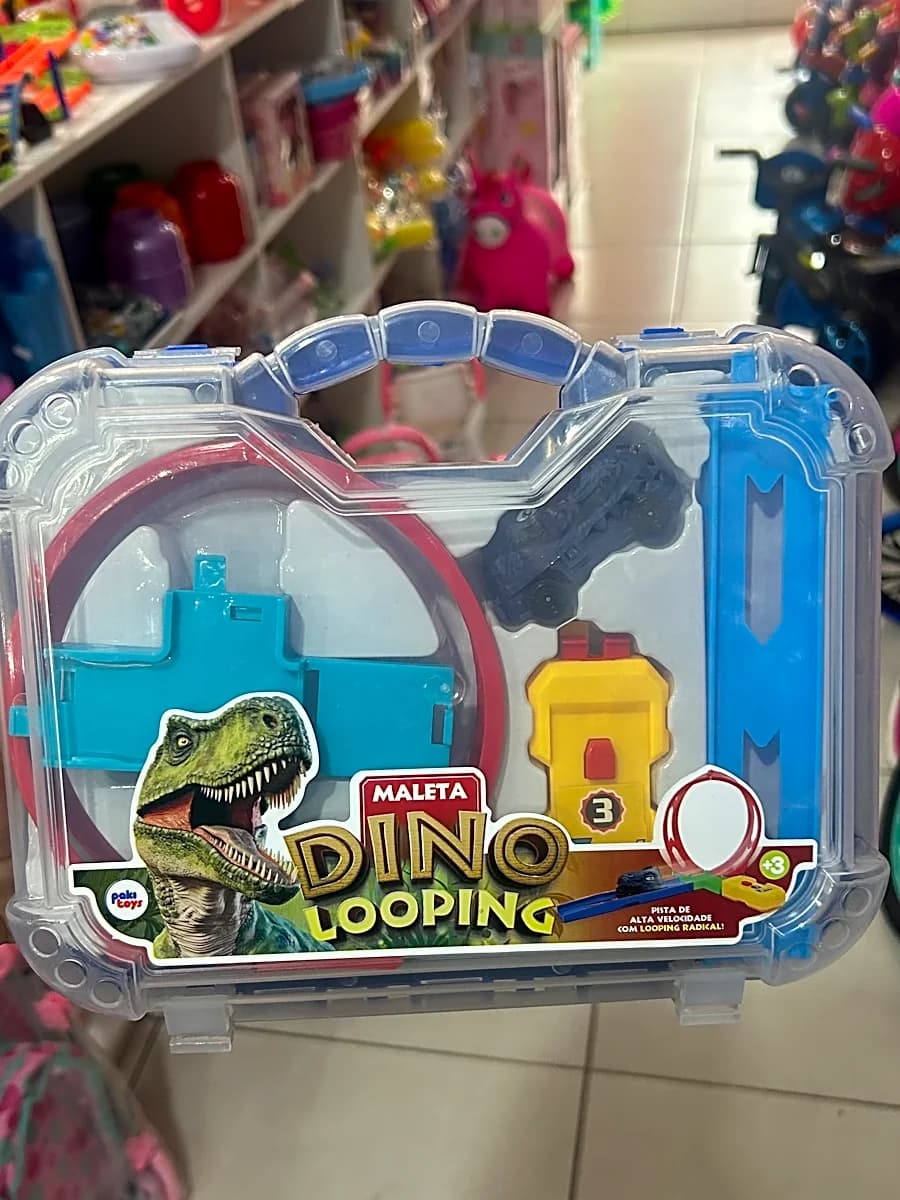 Maleta Dino Looping – Pista de Carrinho