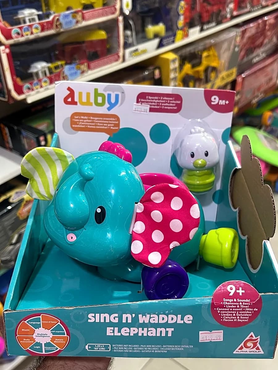 Sing n’ Waddle Elephant – Elefantinho Musical Interativo