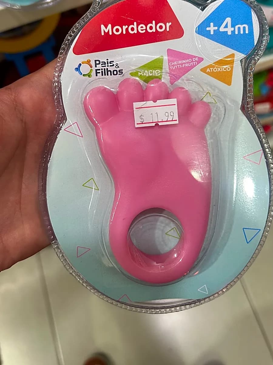 Mordedor Pezinho Rosa Pais & Filhos