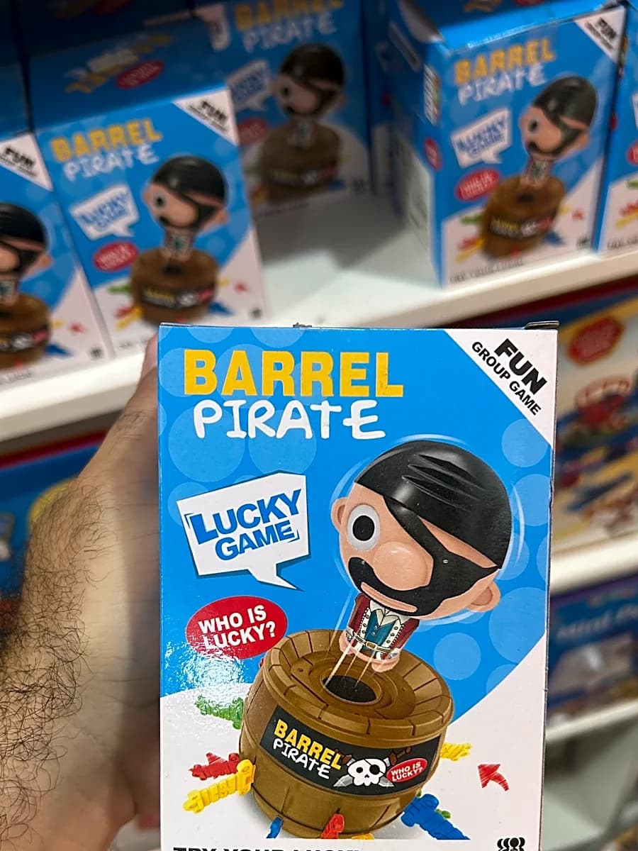 Jogo Barril Pula Pirata