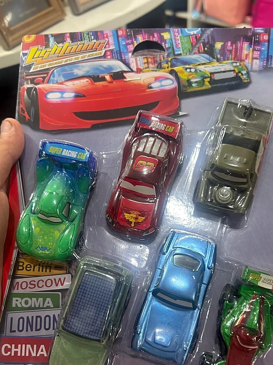 Kit Carros McQueen Super Racing Cars