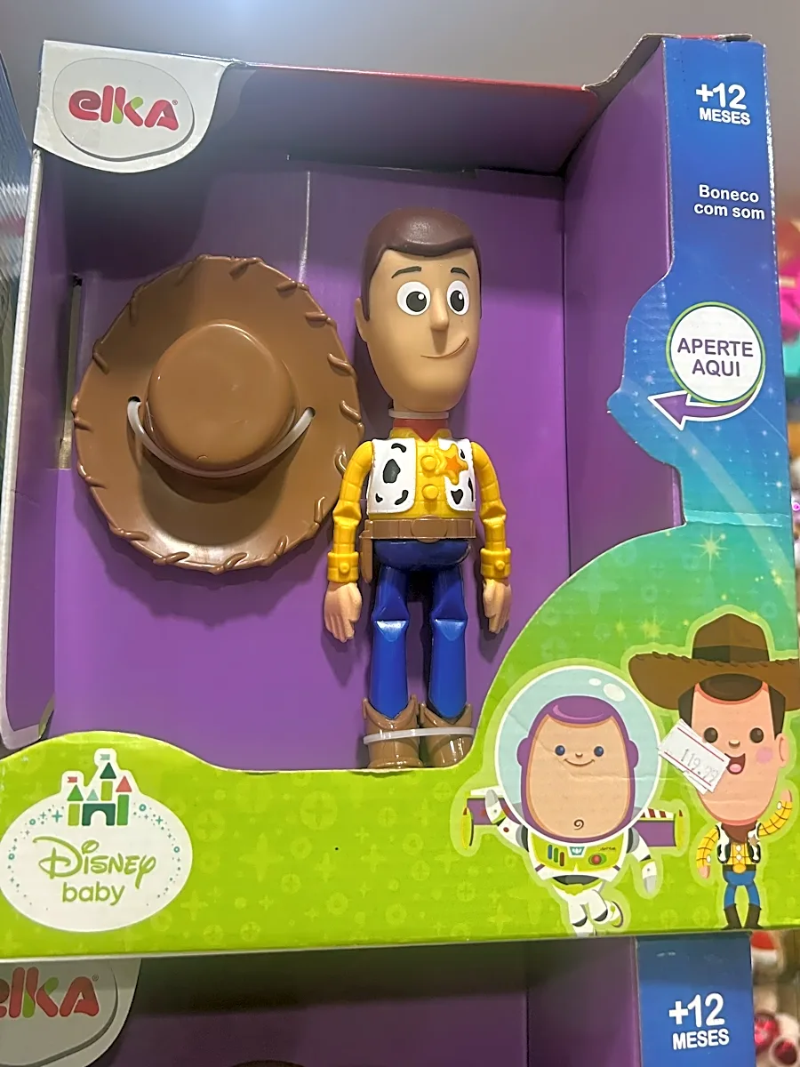 Boneco Woody Disney Baby com Som Elka