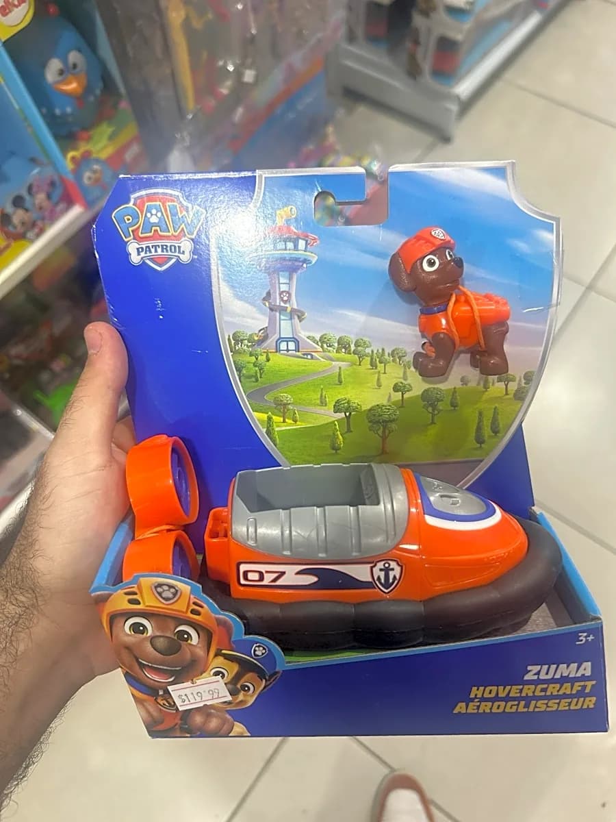Patrulha Canina Zuma com Hovercraft