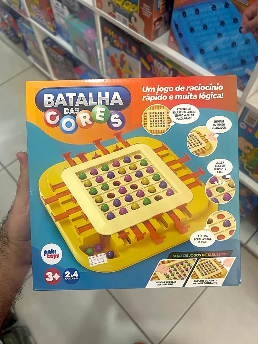 Jogo Batalha das Cores Paki Toys