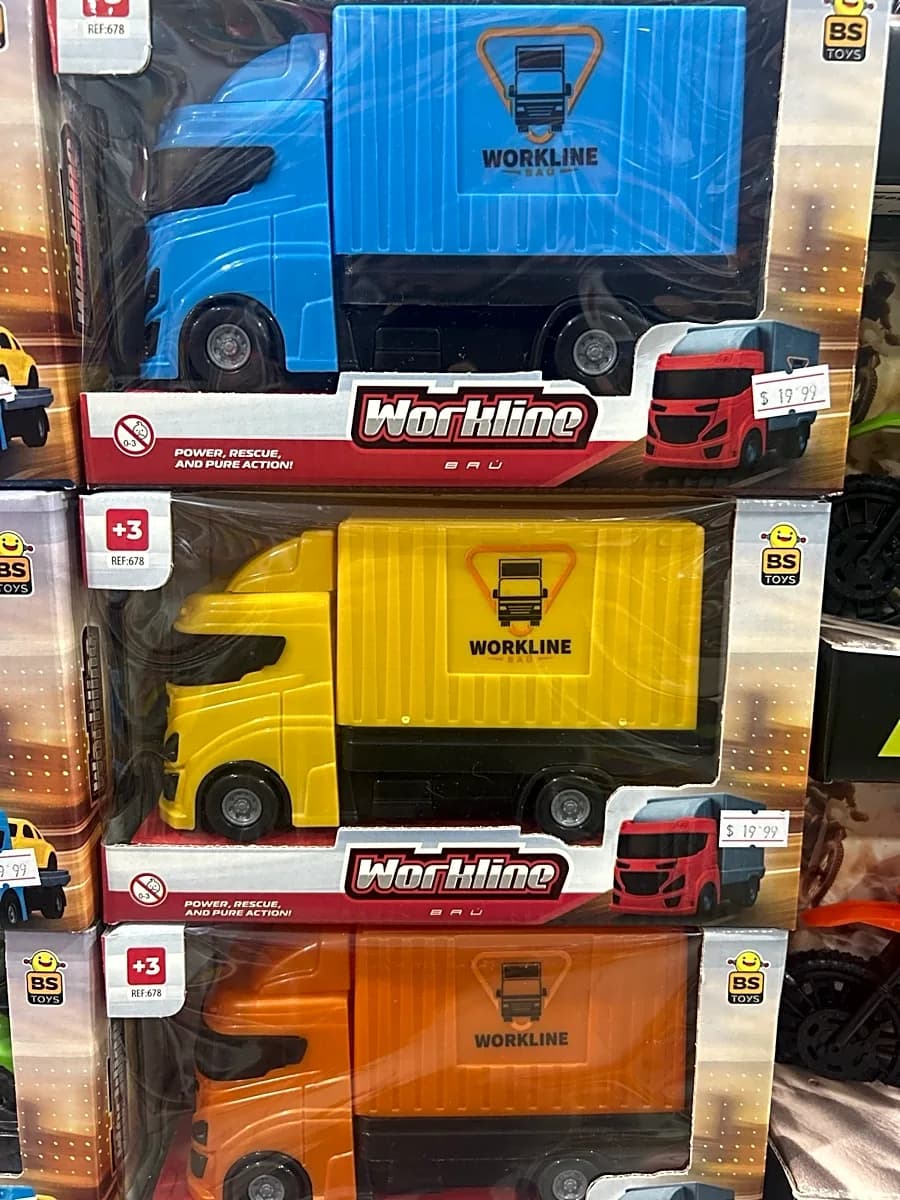 Caminhão Baú Workline BS Toys
