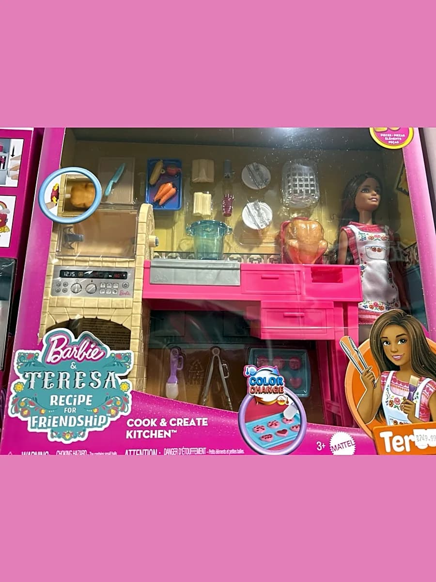 Barbie e Teresa Cozinha Cook & Create com Boneca Mattel