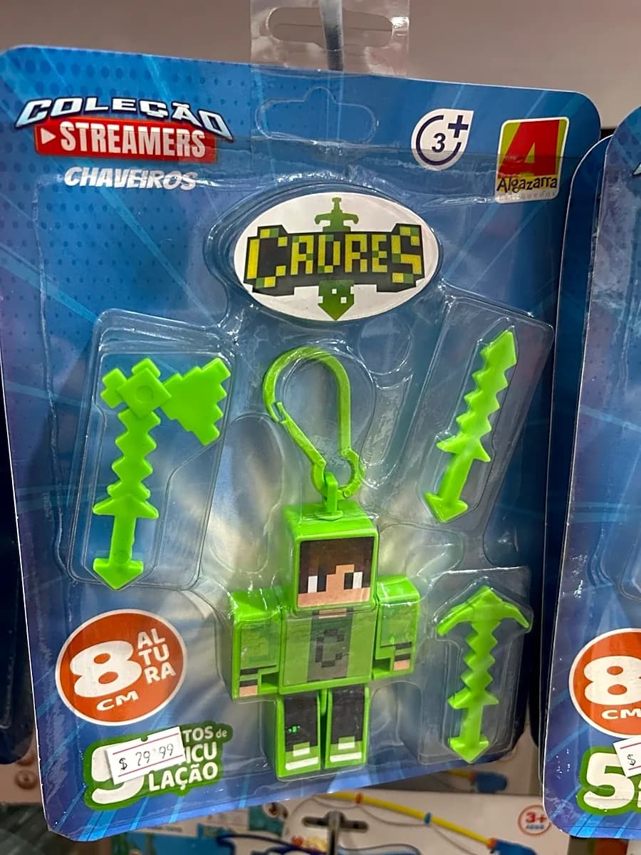 Chaveiro Cadres Coleção Streamers 8 cm Algazarra