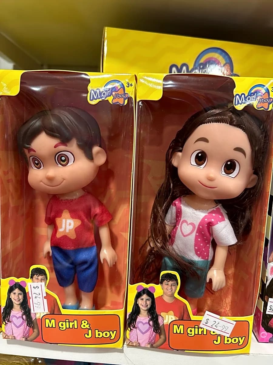 Boneca e Boneco M Girl & J Boy