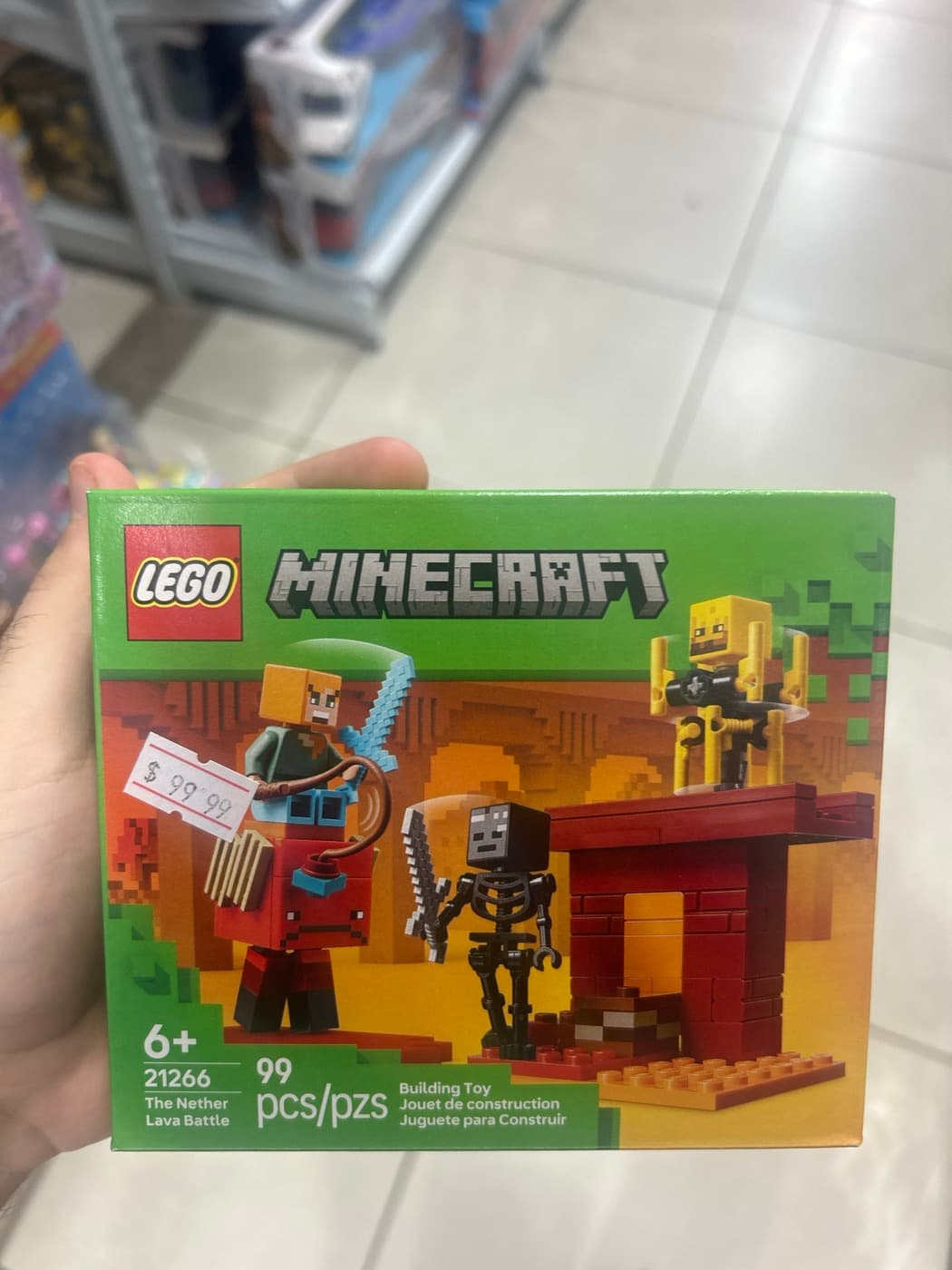 LEGO Minecraft A Batalha da Lava no Nether (21266)