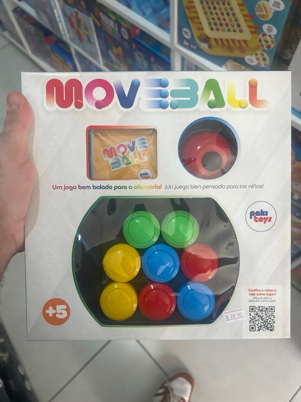Jogo Move Ball Paki Toys