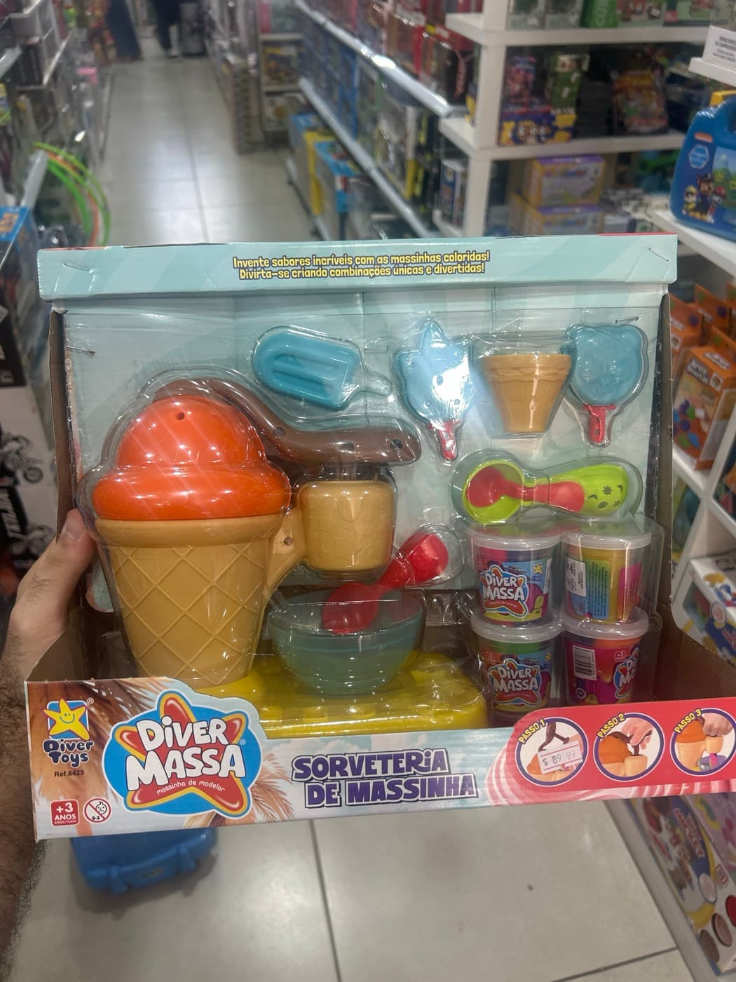 Sorveteria de Massinha Diver Massa Diver Toys