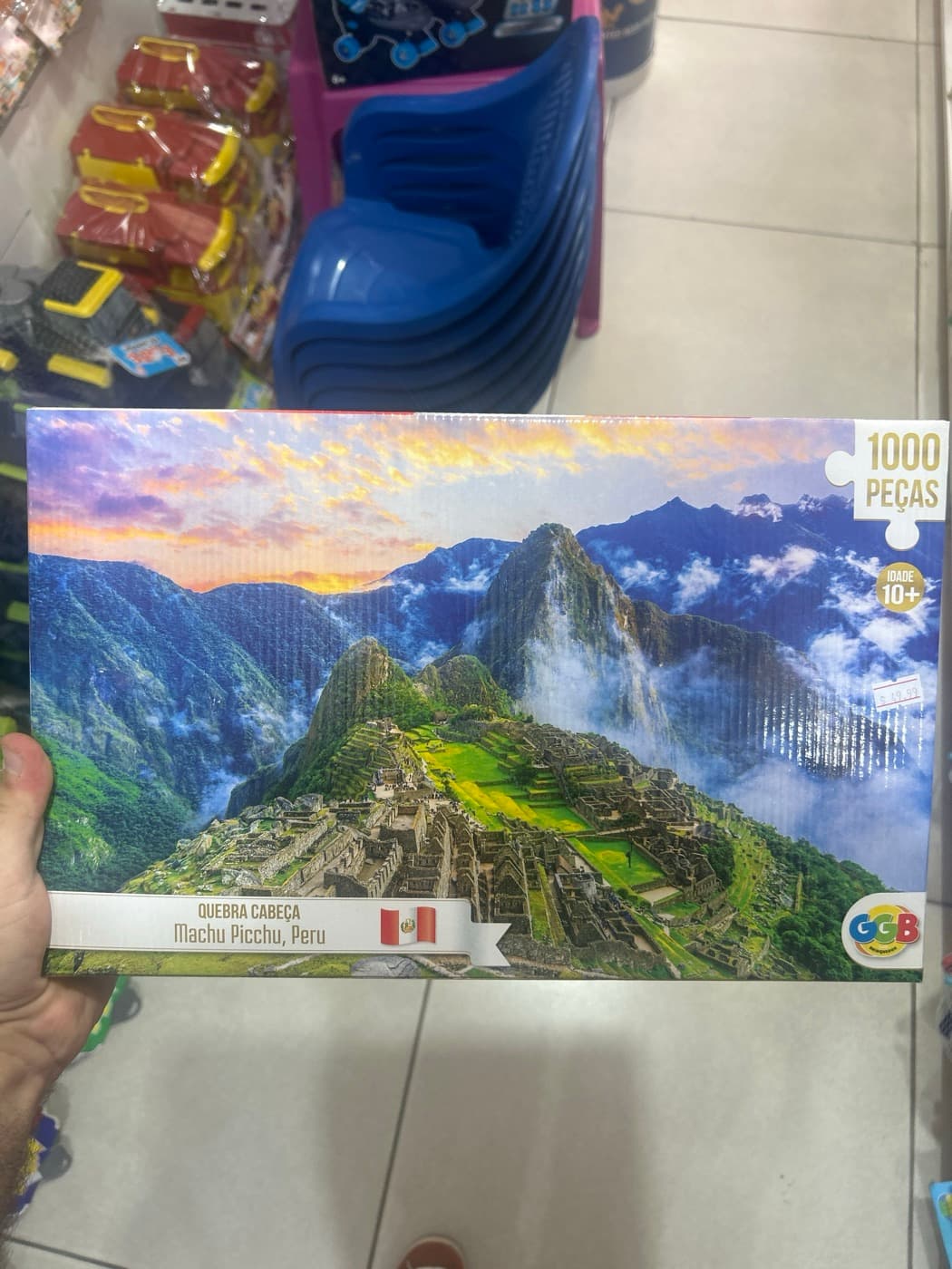 Quebra-Cabeça 1000 Peças Machu Picchu Peru GGB